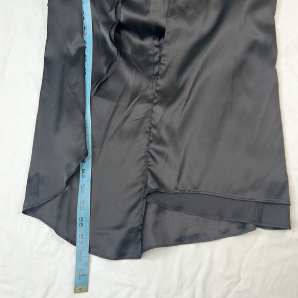 Babyboo Juliene Maxi Dress Satin Corset One Shoulder Evening Cocktail Black XS - Picture 9 of 15